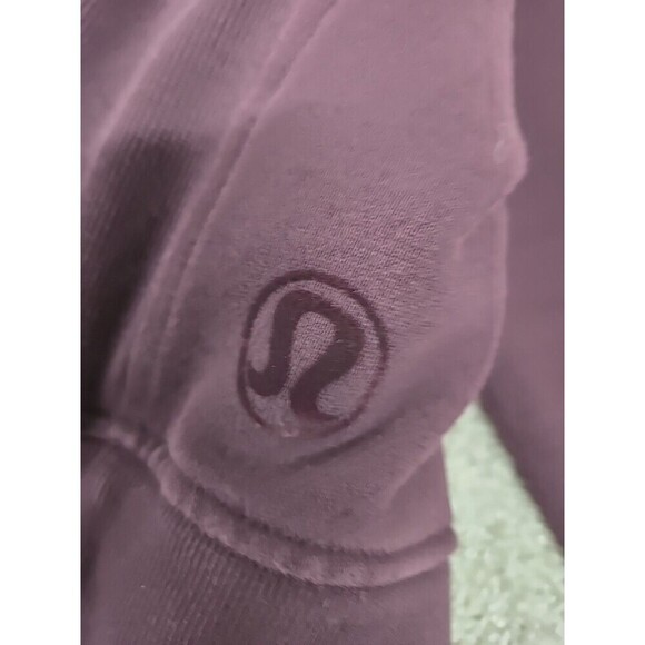 Lululemon Floral Flock Pullover Sweatshirt Black Berry Women's Size 4 - Picture 8 of 8